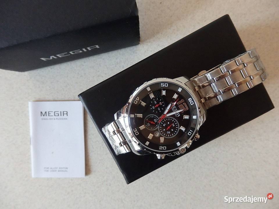 Zegarek MEGIR Optic Black MS2068G1 Chronograf Rzeszów