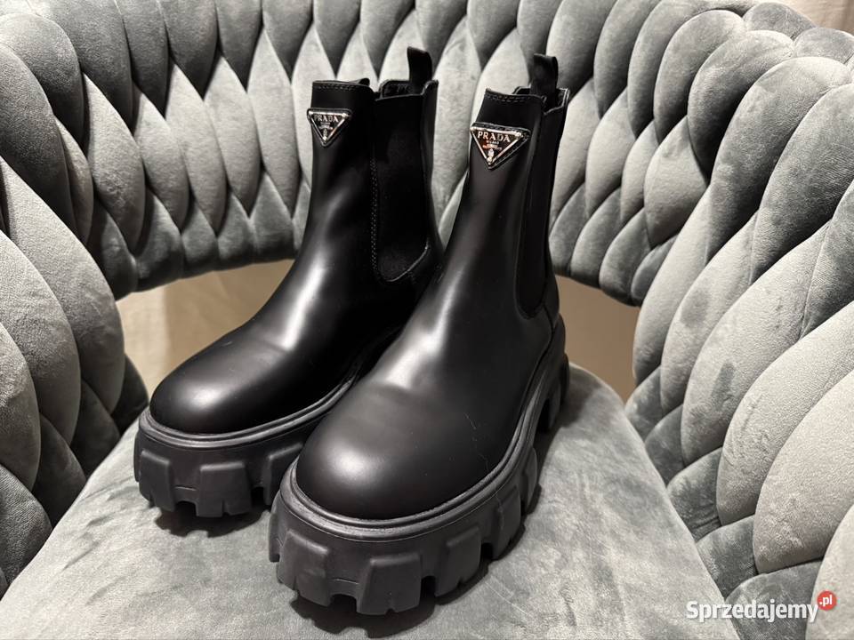 Botki Prada slóra naturalna lekkie i wygodne r39 mazowieckie Warszawa
