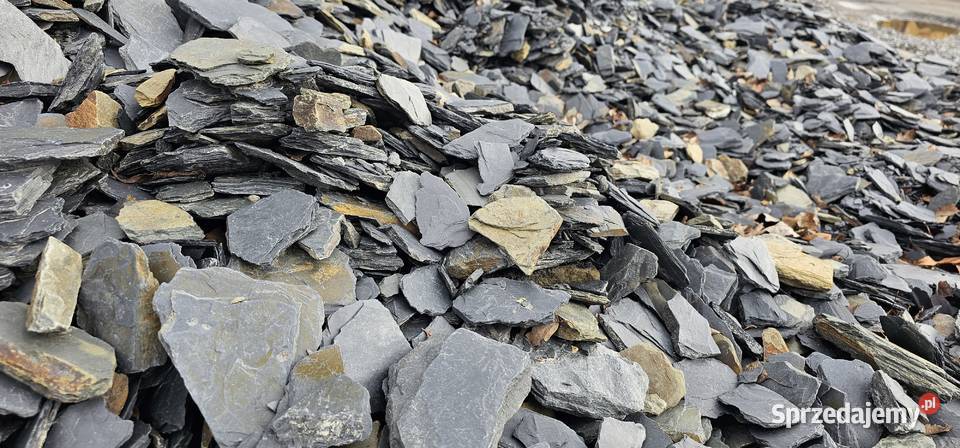 Kora kamienna antracytowa Łupek ozdobny kamień Balice