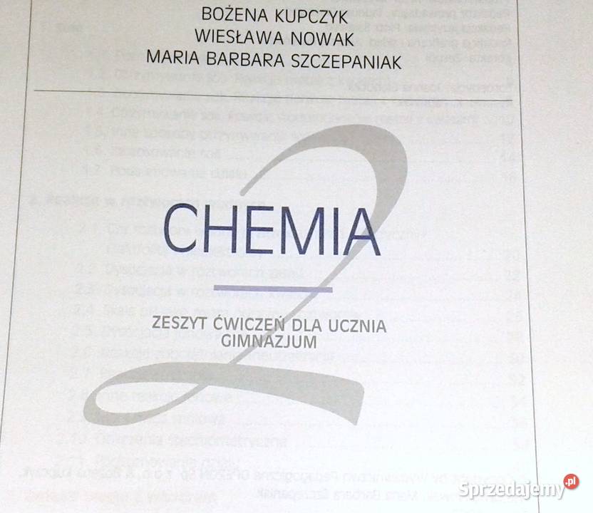 Chemia 2 Zeszyt ćwiczeń BKupczyk W Nowak Chełm