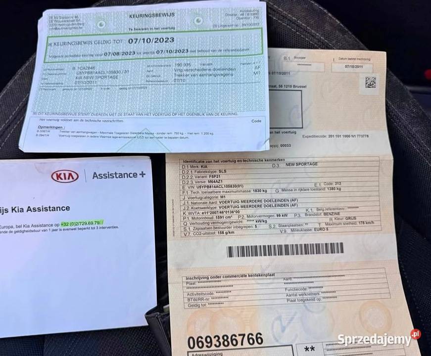 Kia Sportage III 16 benzyna świeżo sprowadzony