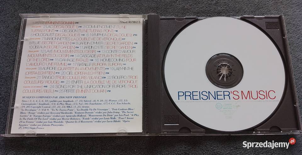 Zbigniew Preisner Preisners Music CD CD Olsztyn