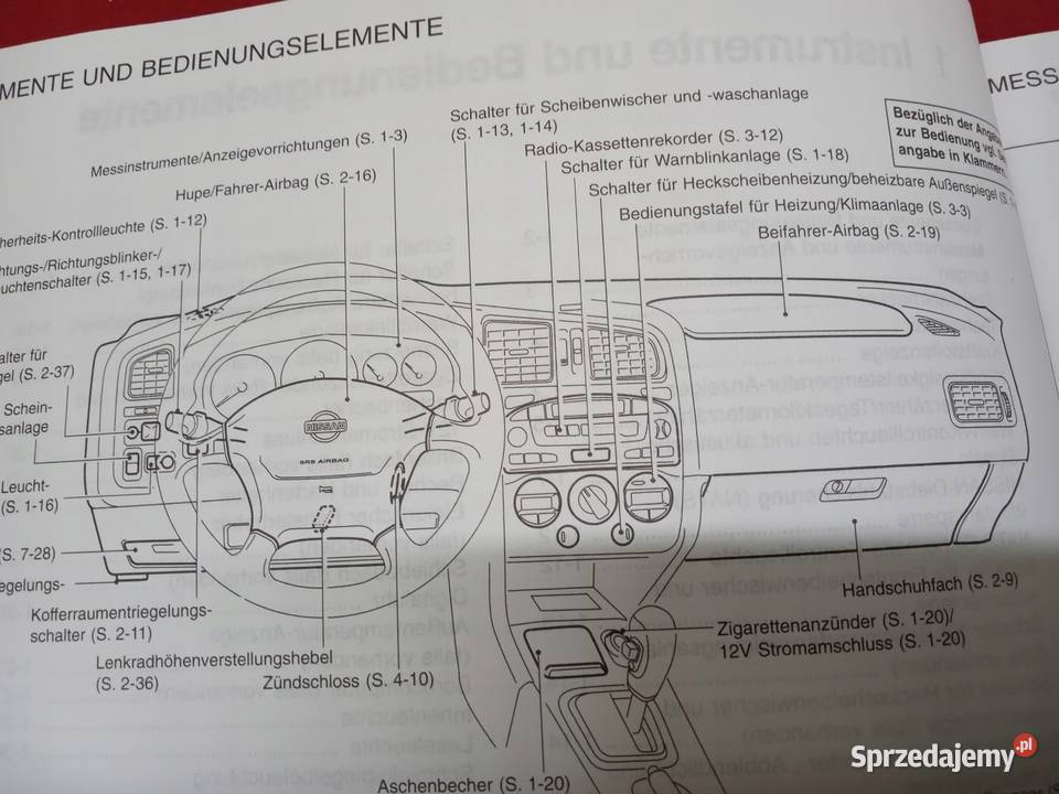NISSAN PRIMERA P11 Instrukcja książka