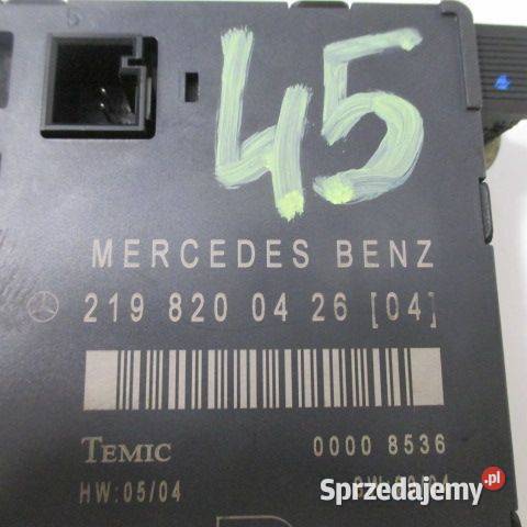 MODUŁ STEROWNIK MERCEDES CKLASA 2198200426 2006R osobowe wielkopolskie Rakoniewice