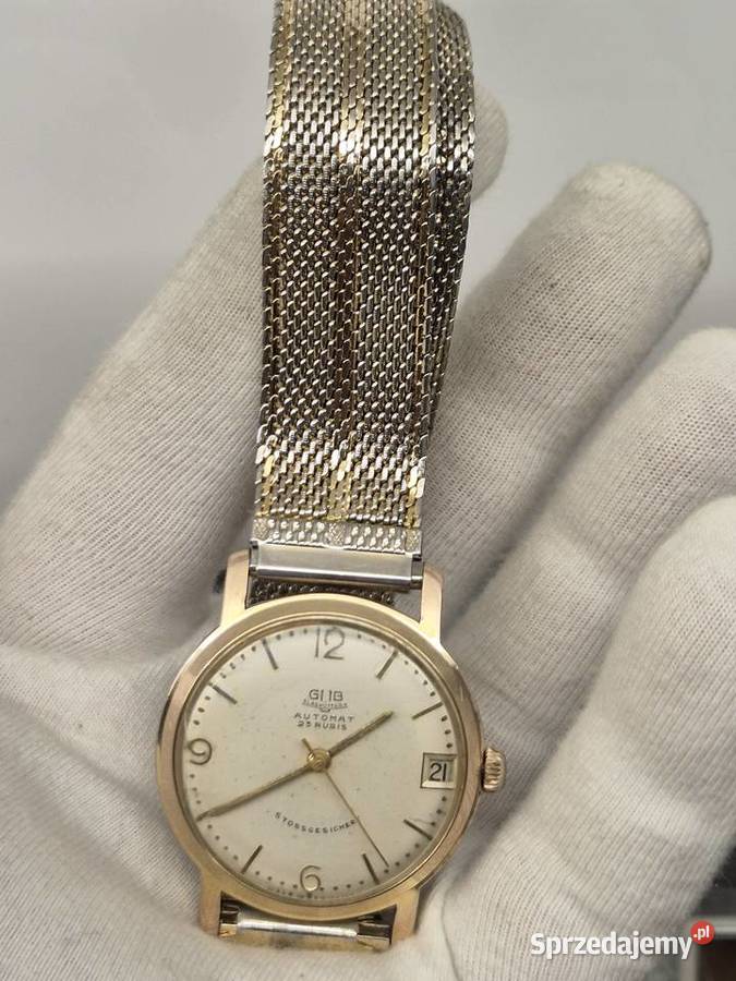 Rzadki GUB Glashutte automat vintage lata 60te Męskie Chorzów