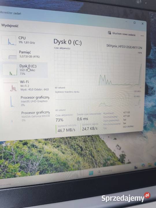 Lenovo ideapad 3 I7 10gen 8gb mx330 Elektronika Budzyń