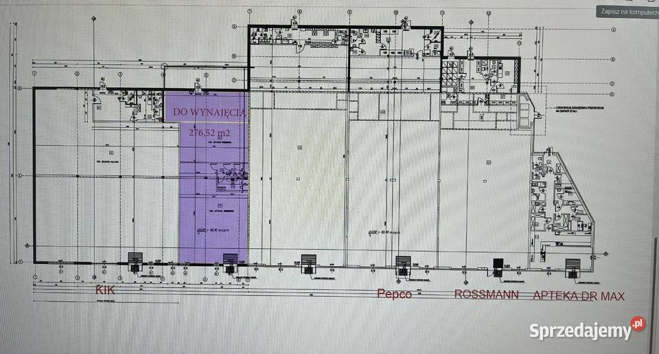 Lubsko lokal użytkowy do wynajęcia pow 27652 m2 Wynajem