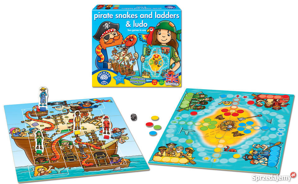 Pirate Snakes and Ladders Ludo Zamość