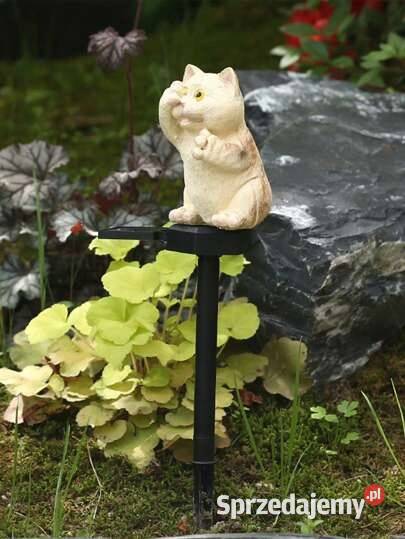 lampa solarna kot wbijana lampka ogrodowa led Jasło