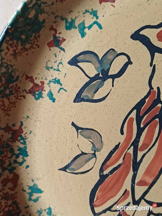vintage talerze ozdobne Rękodzieło Nowy Targ