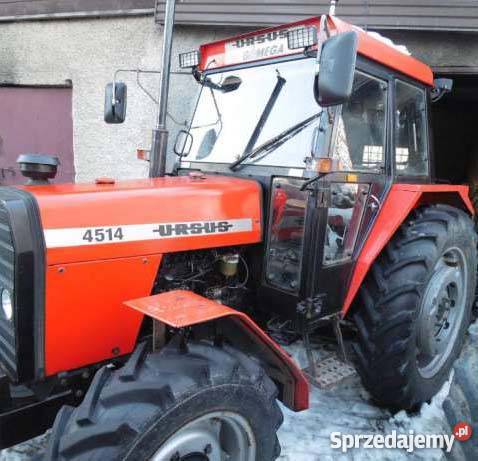 URSUS 4514 4x4 kabina ciągniki i przyczepy Maszyny rolnicze pomorskie sprzedam