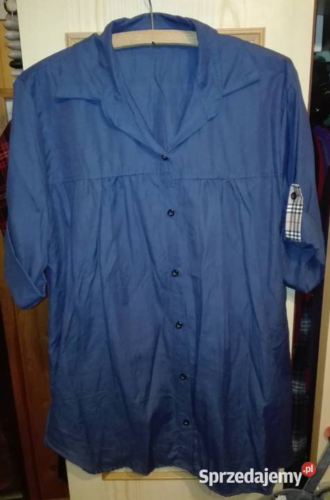Granatowa koszula M L XL wysyłka mazowieckie Warszawa