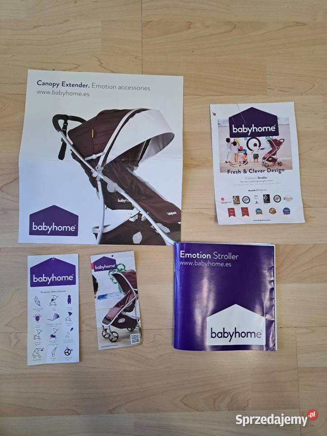 Wózek babyhome EMOTION spacerówka Plewiska