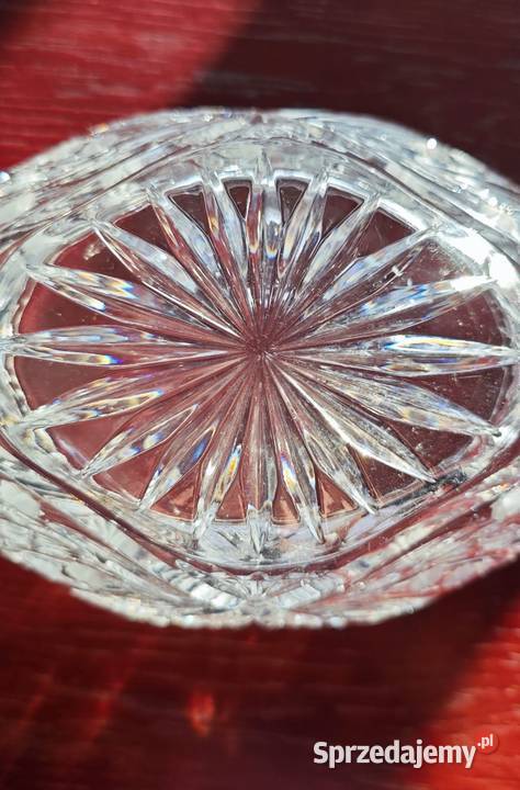 Piękna kryształowa misa owocarka żardiniera