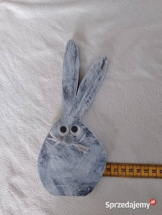 Drewniany ZAJĄCZEK wielkanocny dekoracyjny Oborniki sprzedam