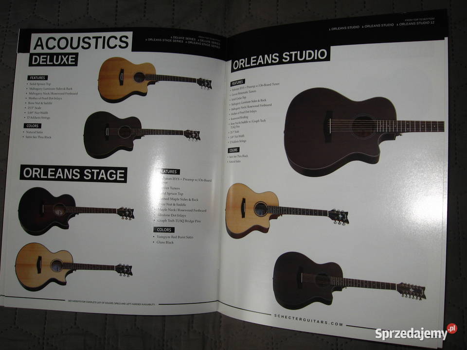 Schecter Guitar Research For 2017 katalog gitar pomorskie Kępice