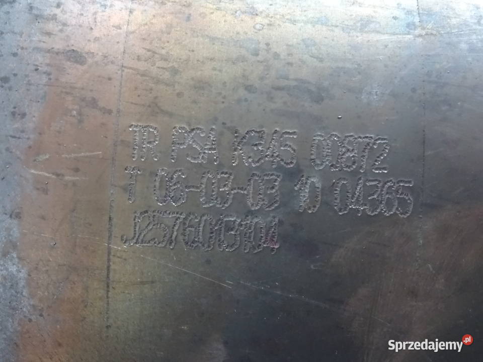 DPF PSA K345 PEUGEOT CITROEN 16 HDI 20 307 407 łódzkie