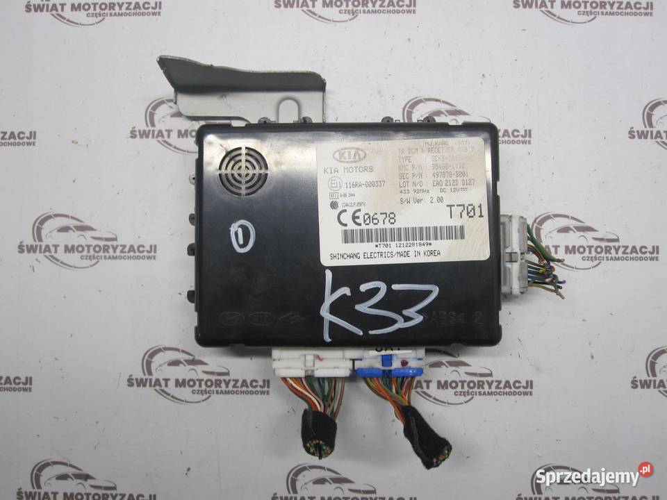 KIA PICANTO II 13r moduł komfortu 954001Y701 świętokrzyskie