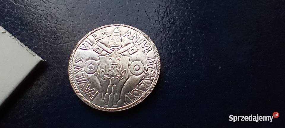 Stare monety 2 lir 1975 Watykan Święty podkarpackie Lesko