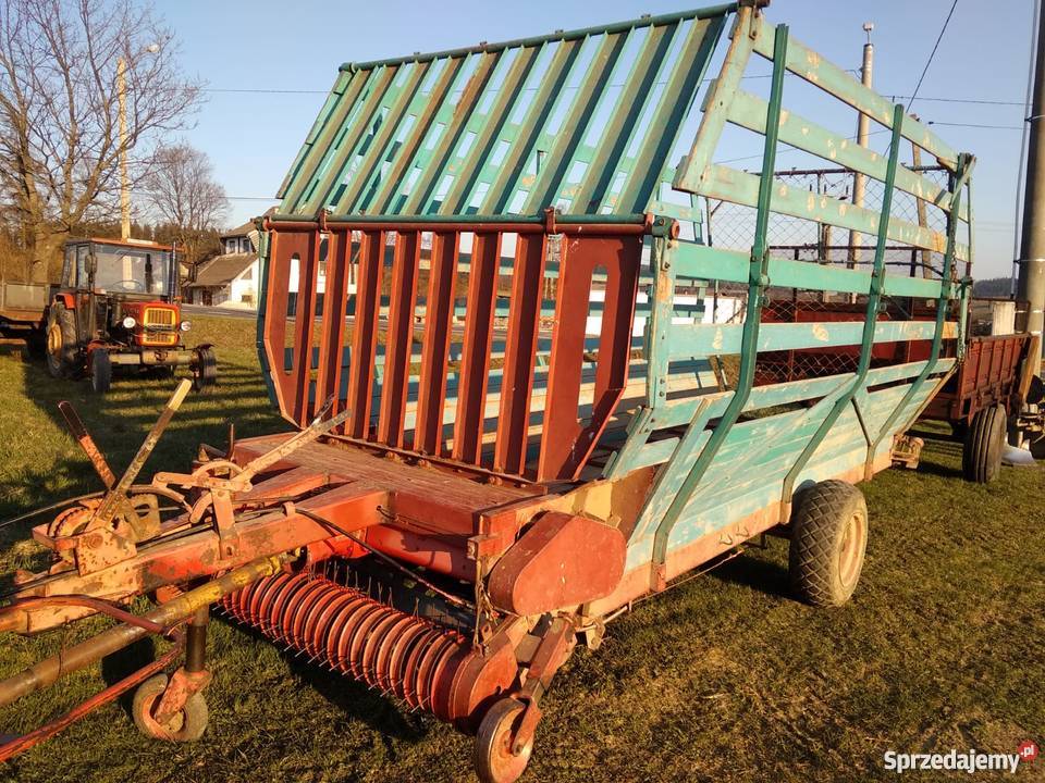 Przyczepa samozbierajaca nieuszkodzony