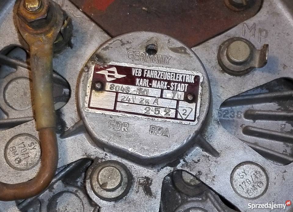 Alternator ifa robur Fortschritt 24v 25a układ elektryczny silnika opolskie Nysa