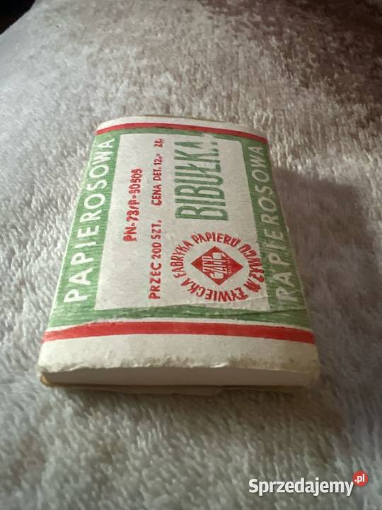Bibułka Papierosowa PRL Żywiecka Fabryka Papieru