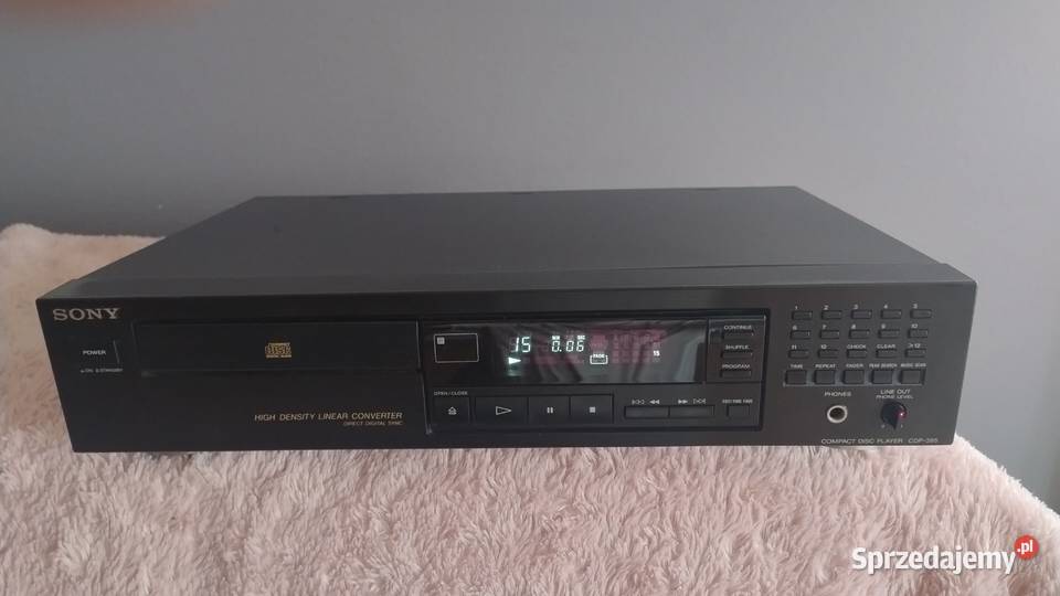 Odtwarzacz CD Sony cdp 395 Trzebuska