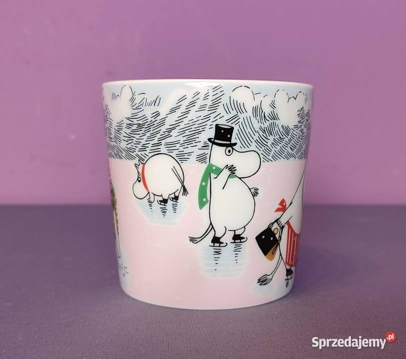 Muminki KUBEK Moomin Arabia Finland ZIMA 2022 Zastawa stołowa Jasień sprzedam