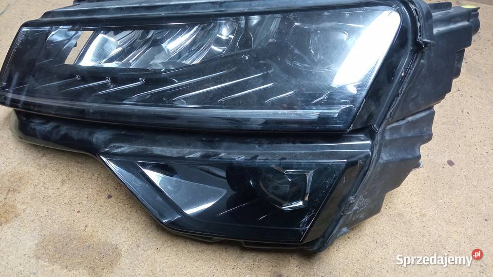Lampa ful led skoda karoq lewy przód śląskie Cieszyn