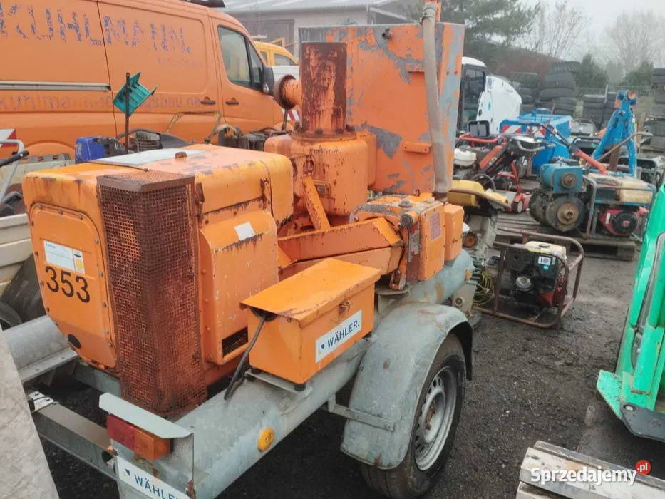 Pompa do igłofiltrów diesel HUDIG 270m3 na 21m Tarnów