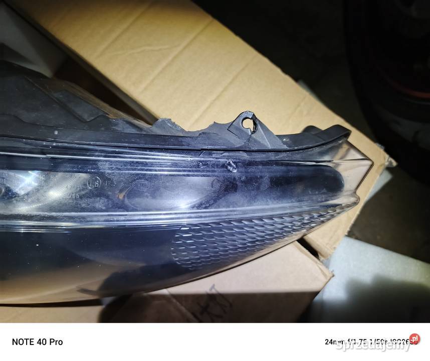 Lampy przód Ford Fiesta MkVII 2009r ST 2 osobowe Lampy przednie śląskie