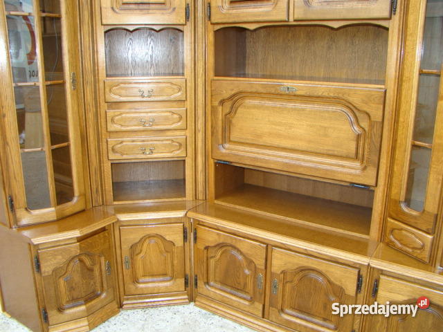 Meblościanka dębowa narożna Bezpłatny Międzychód