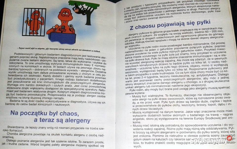 O alergii pół żartem pół serio Juliusz Bokiej Chełm sprzedam