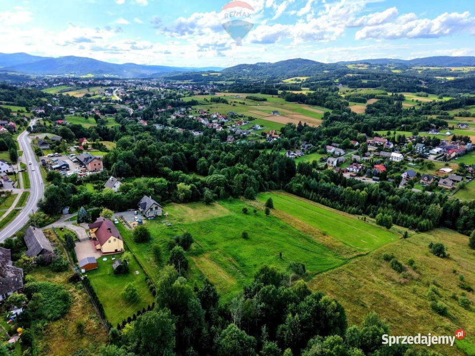 Duża Działka budowlana Jordanów sprzedam