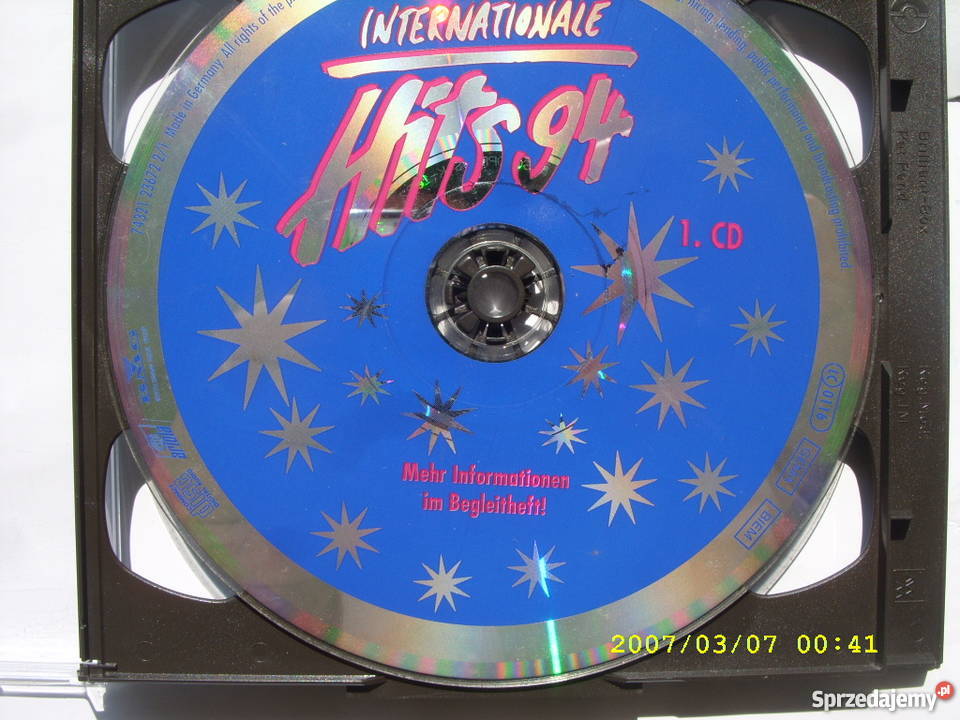 CD INTERNATIONALE HITS 942CD BMG bez okladki CD Wołów