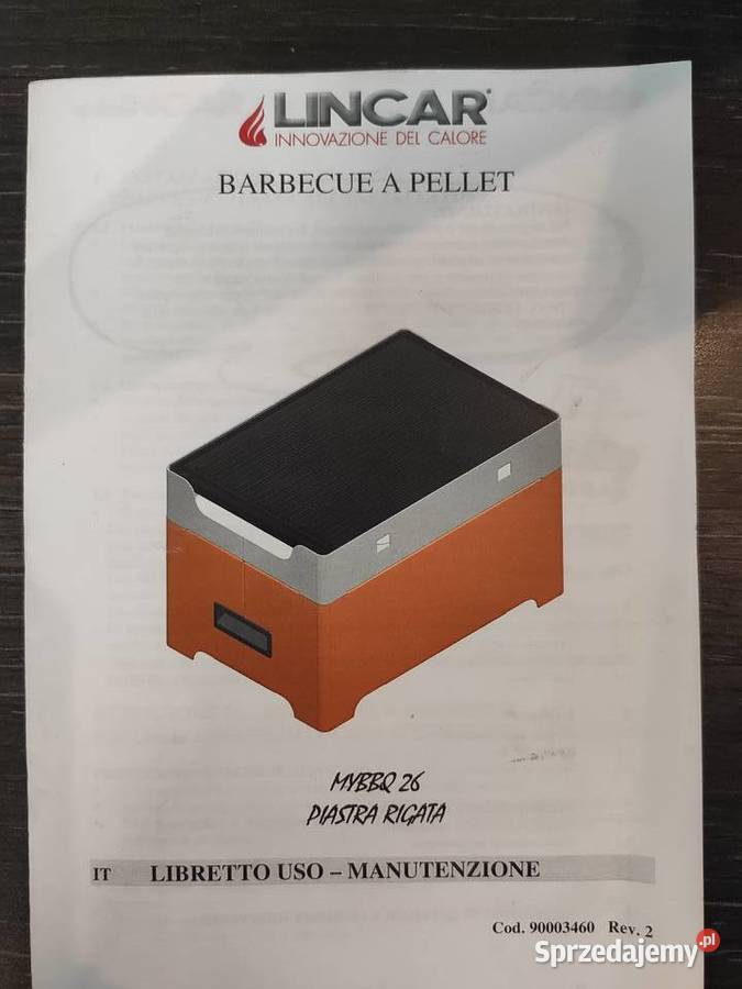 Grill na pellet balkonowy włoski Lincar Pozostałe Kielce sprzedam