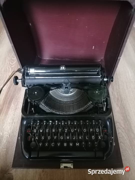 Stara maszyna do pisania ART DECO Antykwariat Kraków sprzedam