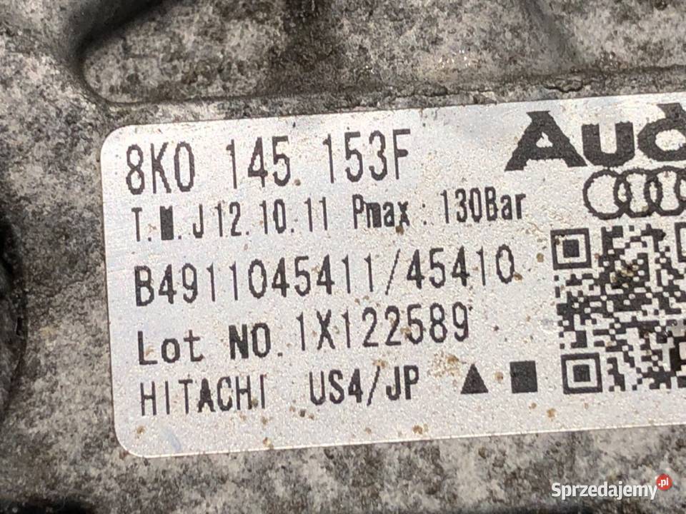 POMPA WSPOMAGANIA AUDI A4 B8 8K0145153F 20 211 Pompy wspomagania