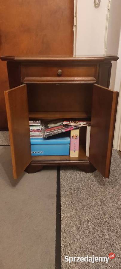 Komoda mała z szufladką w kolorze orzecha mazowieckie Warszawa
