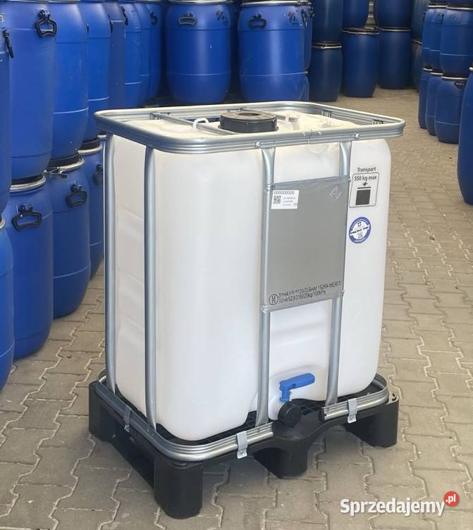 Zbiornik 300L na palecie plastikowej Walichnowy