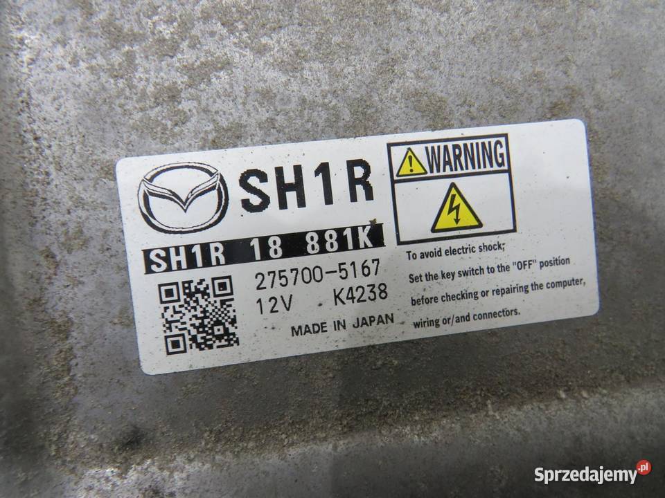 STEROWNIK SILNIKA KOMPUTER MAZDA 6 GJ SH1R18881K