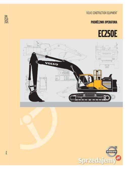 Volvo EC250E instrukcja obsługi DTR Kielce