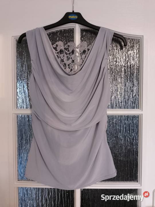 BLUZKA letnia top Bodyflirt z tyłu gipiura Bluzki i koszule wielkopolskie Oborniki