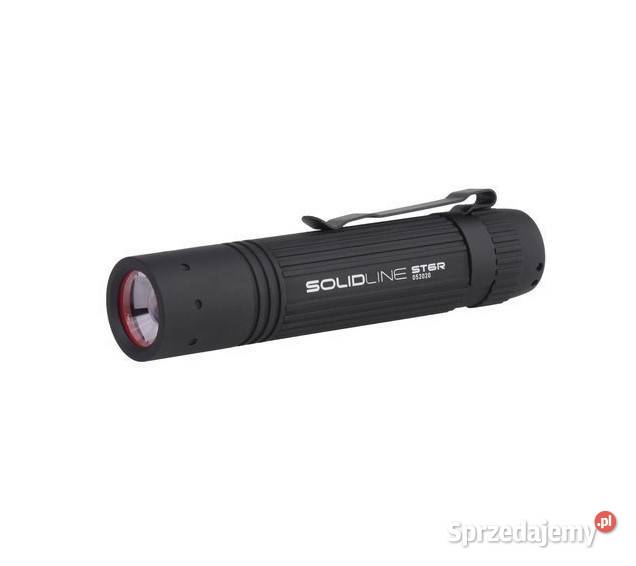 Mocna Latarka LED Ledlenser Solidline ST6R Black Pleszew