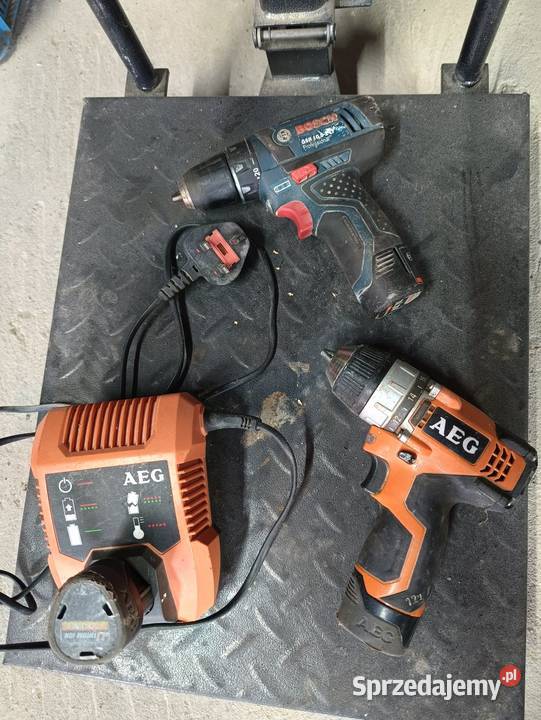 Wkrętarka akumulatorowa AEG i Bosch Sandomierz
