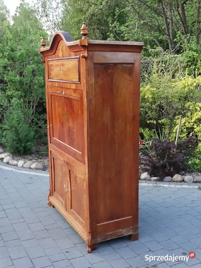 Wyjątkowy Sekretarz Biedermeier XIX w Sygnowany