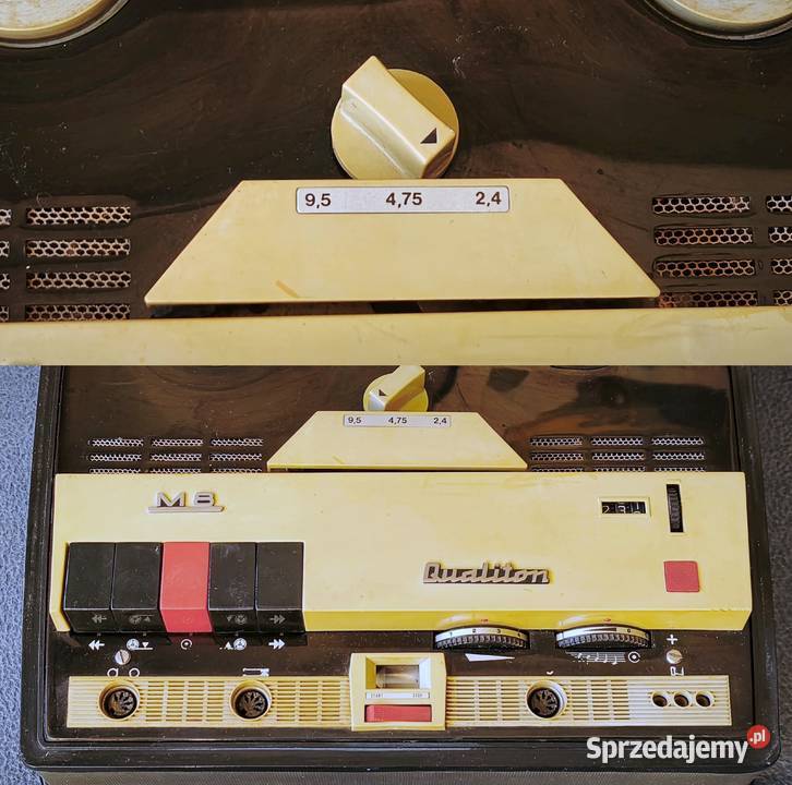 Magnetofon szpulowy BRG Qualiton M8 Sprzęt Magnetofony