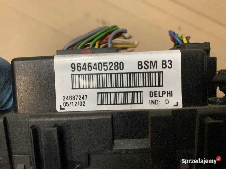 9646405280 Moduł bsm b3 peugeot 206 307 citroen Części samochodowe Szczecin