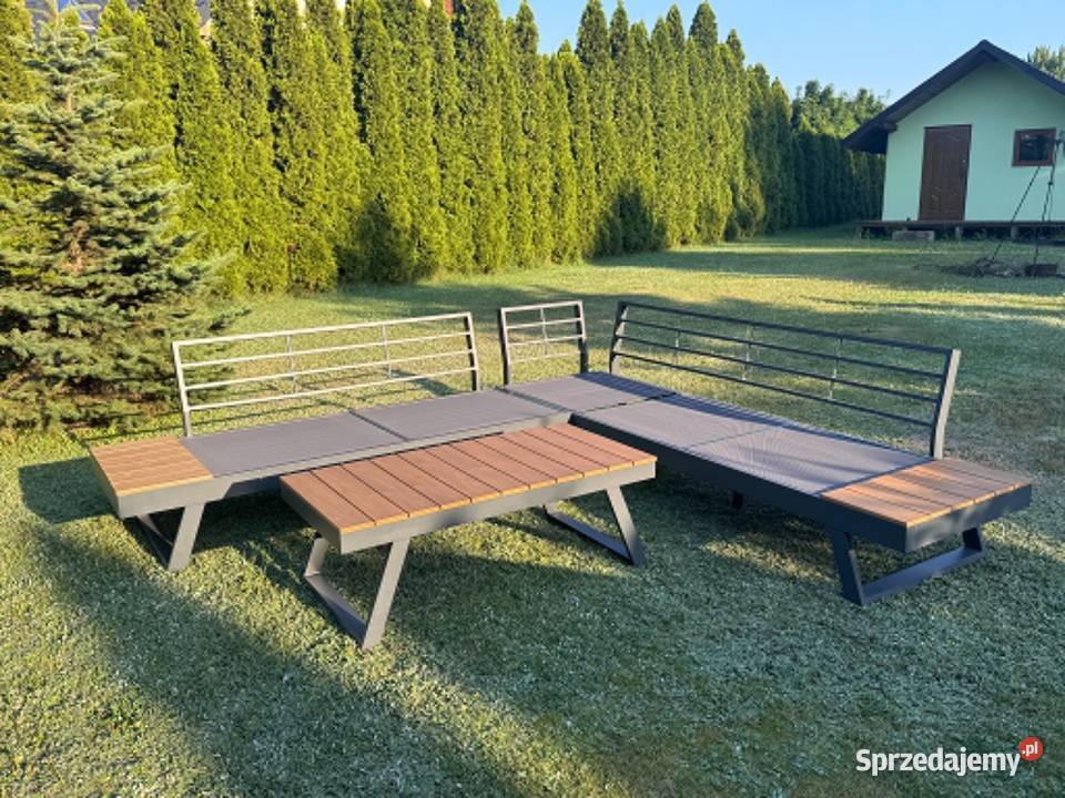 Komplet mebli ogrodowych LIVORNO szary Komplety mebli Szczerbice