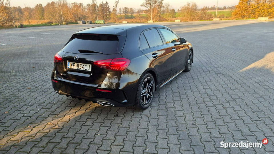 Mercedes A 200 Salon Pakiet AMG Line Przebieg pełny VAT Suchorzew
